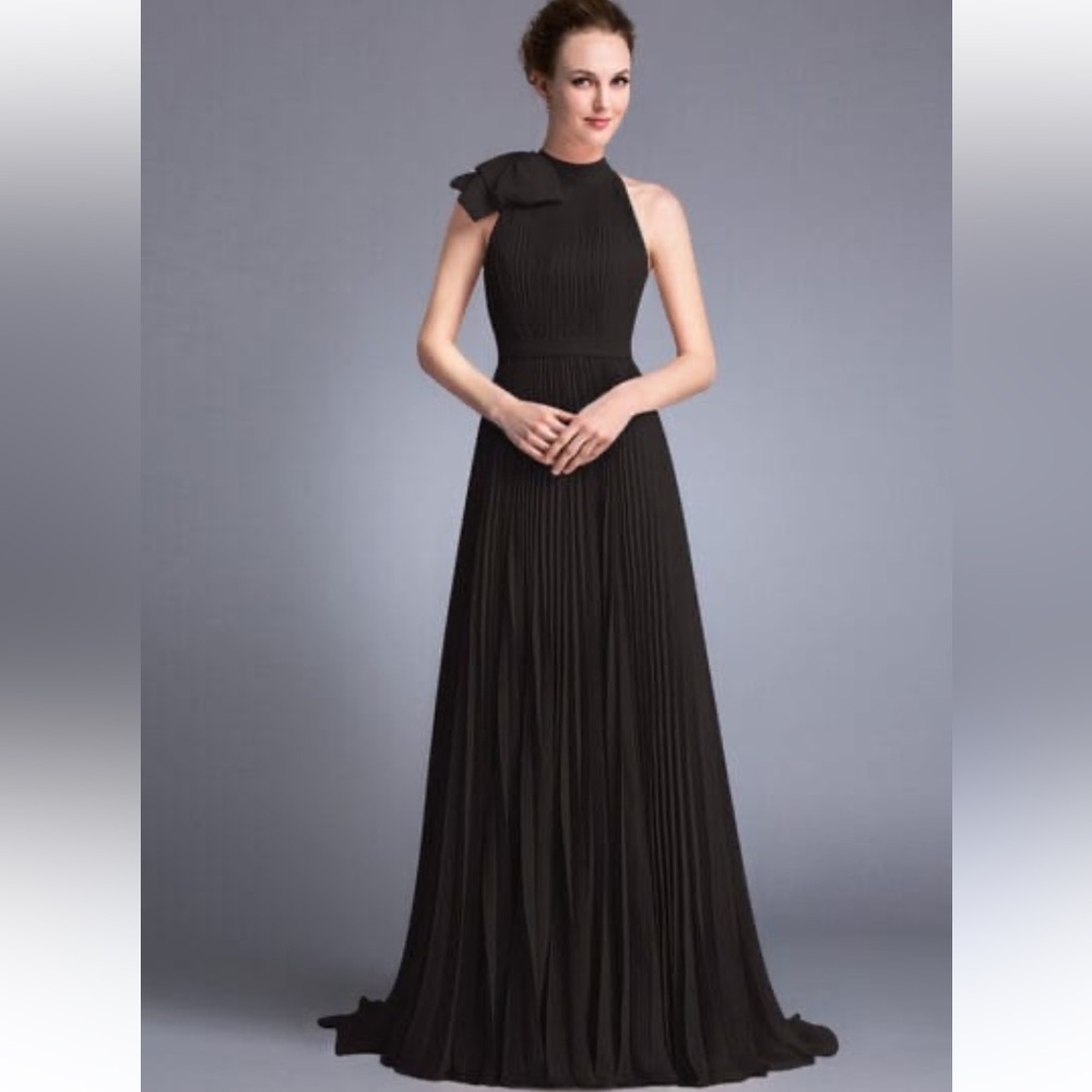 Azazie Black One Shoulder Dress